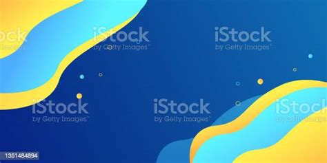 Modern Blue And Yellow White Abstract Background Dark Blue Orange Shiny