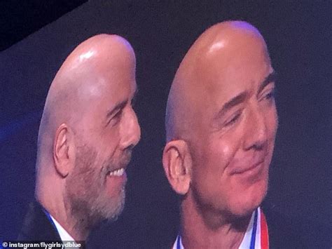 John Travolta Continues To Showcase His Newly Shaved Head At Living Legends Of Aviation Awards