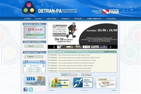 Detran Lan A Novo Site Servi O De Segunda Via De Cnh Ag Ncia Par