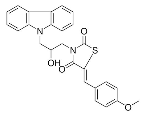 Carbazol Yl Ho Propyl Methoxy Benzylidene Thiazolidine