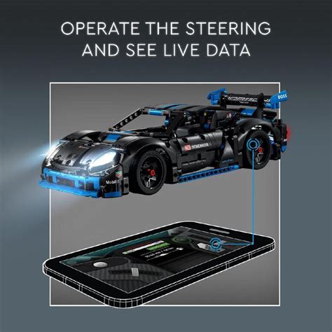 Lego Technic Porsche Gt4 E Performance Race Car 42176 The Warehouse