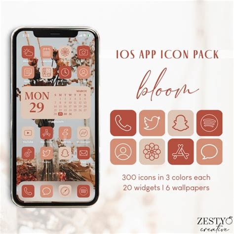 Fall Aesthetic Ios 14 App Icon Pack 70 Icons Etsy