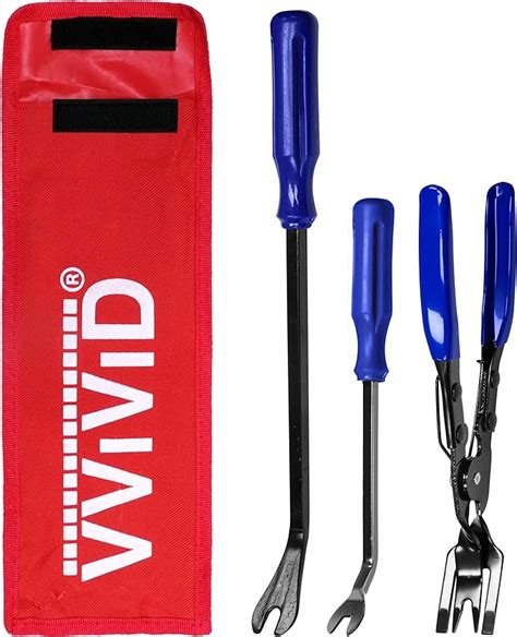 VViViD 3 Piece Clip Plier Set Removal Tool Bundle For Automotive Door