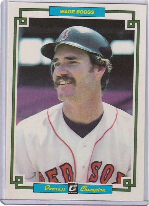 Wade Boggs 1984 Donruss Champion Jumbo 16 Boston Red Sox EBay