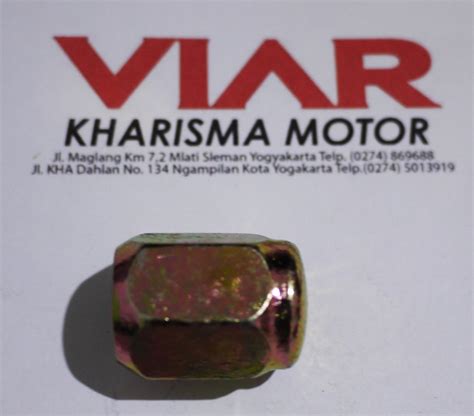 Y Nut Hex 10mm Left Karya Mur Kiri Roda Belakang Viar New Karya 150 200