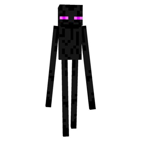 Enderman - Printable Minecraft Enderman Papercraft Template