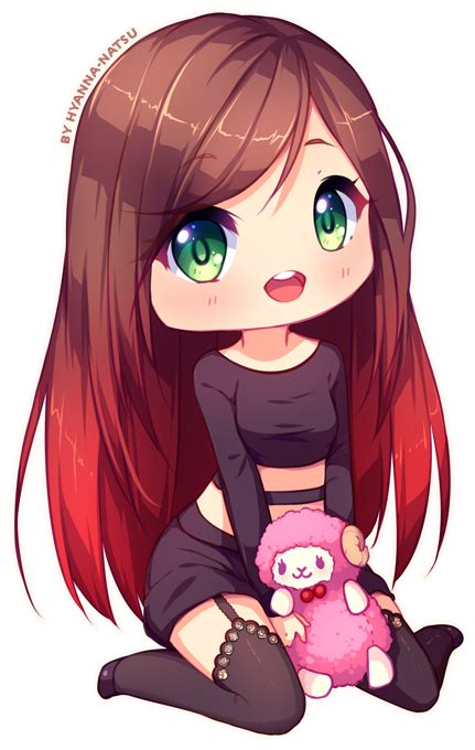 Commission Sara Cute Anime Chibi Kawaii Chibi Chibi