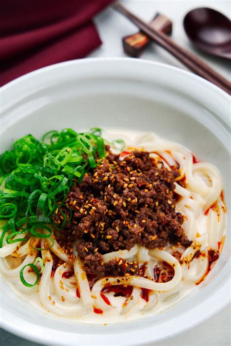 Cold Sesame Noodles Spicy Tantan Udon Recipe