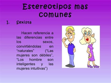 Estereotipos De Genero