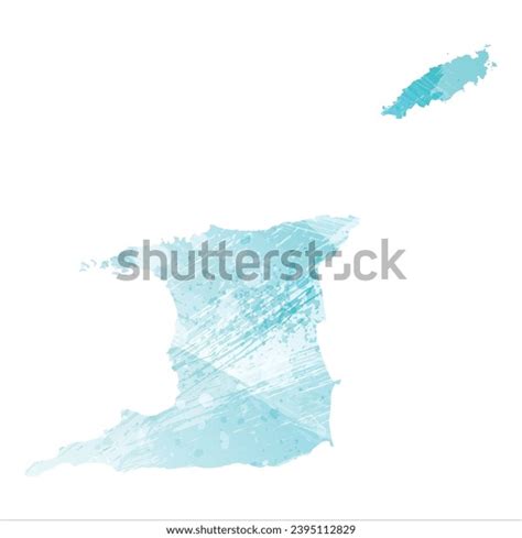 High Detailed Vector Map Trinidad Tobago Stock Vector Royalty Free 2395112829 Shutterstock