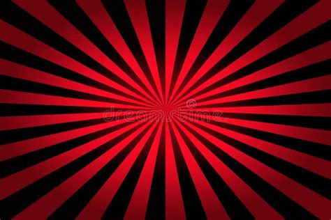 Red Black Starburst Background Stock Illustration Illustration Of