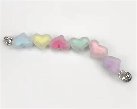 Croc Chain Charms High Quality Luxury Candy Hearts Croc Etsy