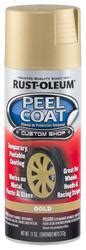 Rust Oleum Peel Coat Flat Gold Automotive Peelable Coating Spray