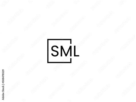 SML letter initial logo design vector illustration Stock Vector | Adobe ...