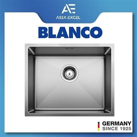 BLANCO QUATRUS 500 IU 50CM SINGLE BOWL STAINLESS STEEL KITCHEN SINK