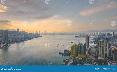 7 Dezember 2022 Das Stadtbild Des Kowloon Hong Kong Redaktionelles