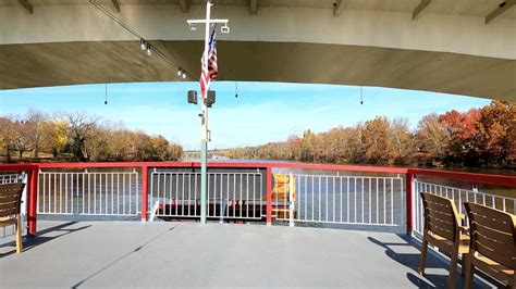 Up Close View Of A Sternwheeler Paddle Boat On The Ohio River Stock