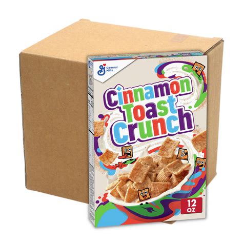 Cinnamon Toast Crunch Cereal 12 Pack Box Dated United Sweets