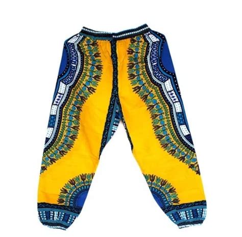 Thulani African Dashiki Elastic Waist Pants Zahara Designz