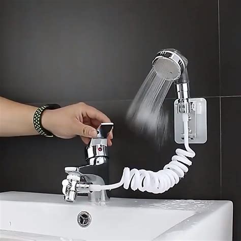 Washbasin External Mini Shower Set Hand Shower Shampooing Head Set Sink