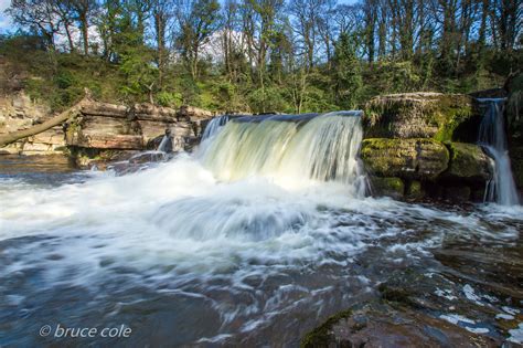 Richmond Waterfall River Swale At Richmond Yorkshire Bruce Cole