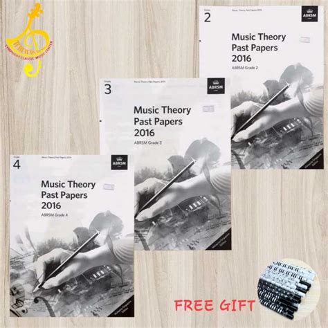 Music Theory Past Papers 2016 Grade 2 3 4 Lazada