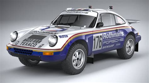 Porsche 911 953 Dakar 1984 3d Model By Squir