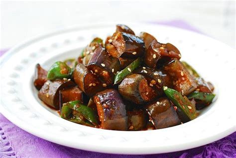 Gaji Bokkeum Stir Fried Eggplants Korean Bapsang Eggplant Side