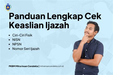 Cek Ijazah Paket C Paket B Dan Paket A Asli Pkbm Mitra Insan