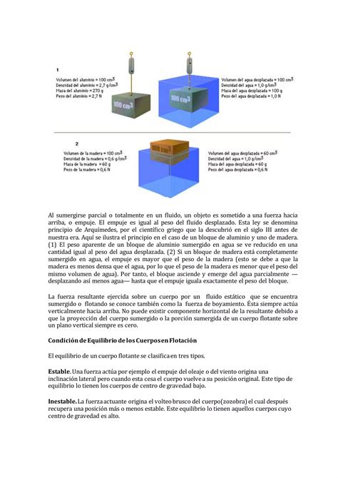 Estabilidad De Cuerpos Sumergidos Y Flotantes PDF