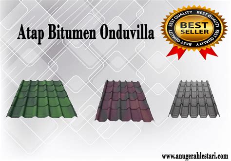 JUAL ATAP BITUMEN ONDUVILLA TERMURAH Distributor Pabrik