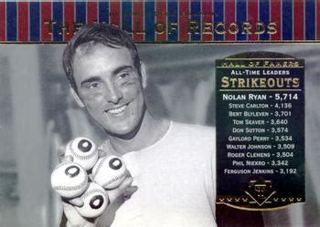 Upper Deck Hall Of Famers Nolan Ryan Trading Card Database