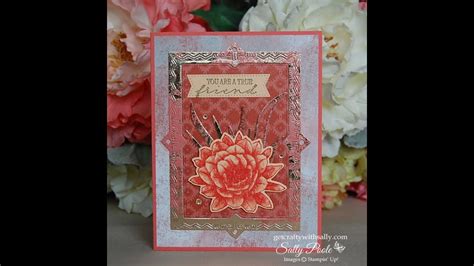 Stampin Up Desert Details With Delicate Desert Dry Brushed Metallic