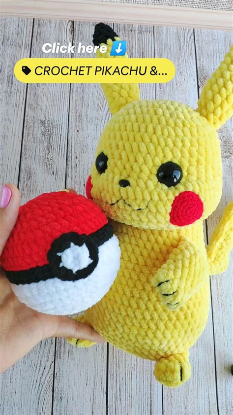 Crochet Pikachu Pattern Amigurumi Crochet Pokemon Y Pokeball Artofit