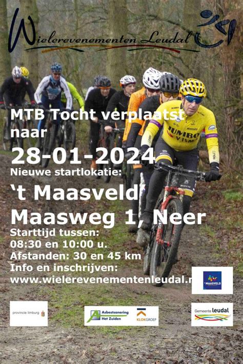 Update Kerst MTB Tocht In Leudal Verplaatst Naar Andere Datum