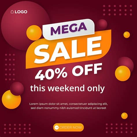 Premium Vector Mega Sales Flyer Templates With Discount Offer