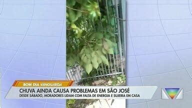 Bom Dia Vanguarda Chuva Ainda Causa Problemas Em S O Jos Dos Campos