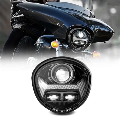 Led Headlight Assembly For Yamaha V Star 1300 Xvs 1300ct E Mark Appro