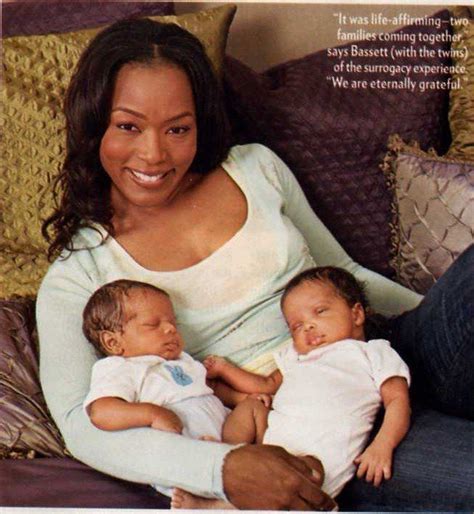 Angela Bassett And Twins Angela Bassett Celebrity Kids Celebrity