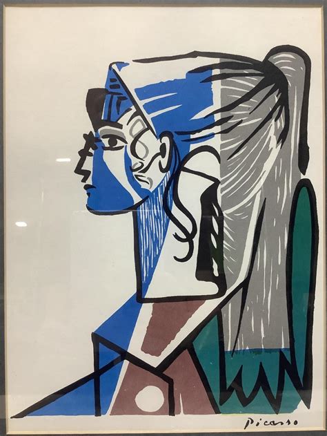 Lot After Pablo Picasso Framed Lithograph