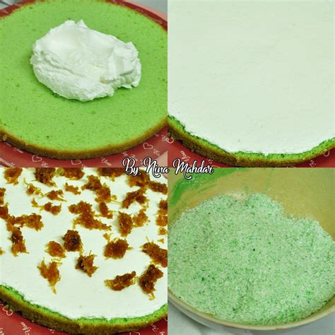 Nina Mahdar Kek Pandan Kelapa Gula Melaka