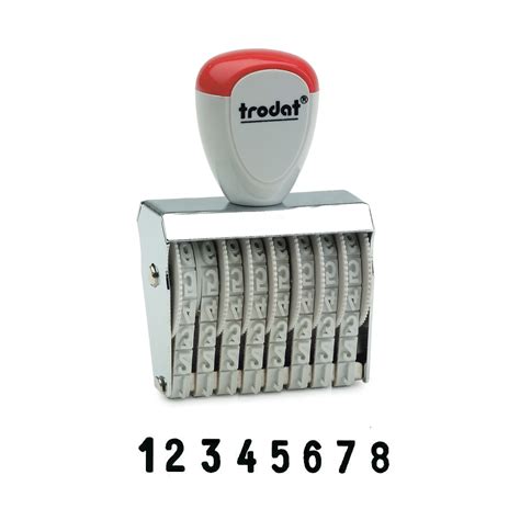 Trodat 1558 Number Stamp Numbering Stamp With 8 Bands