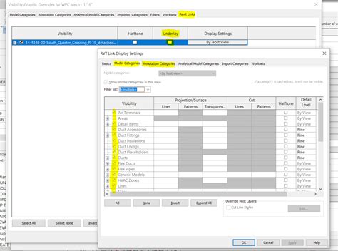 Include Exclude For Visibility Graphics Of Linked Models Revit Dynamo