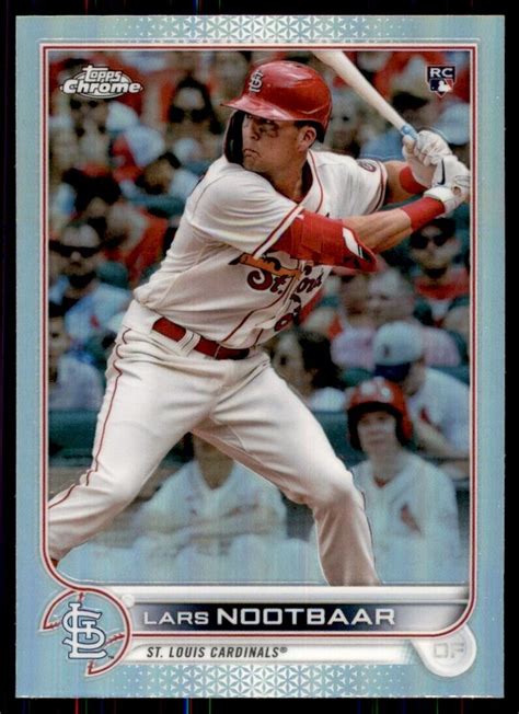 2022 Topps Chrome Silver Lars Nootbaar RC St Louis Cardinals 19