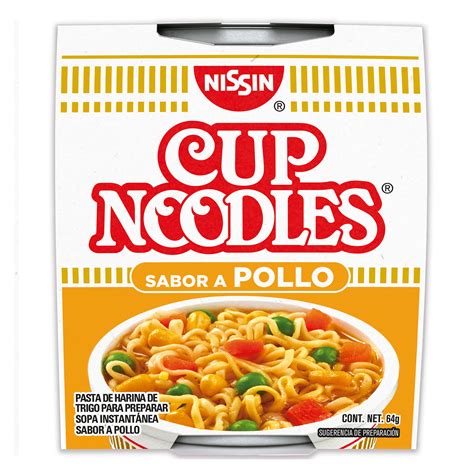 Comprar Sopa Instantánea Nissin Cup Noodles Sabor Pollo Vaso 64gr