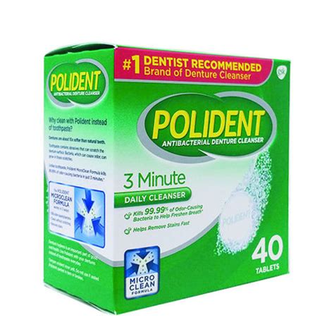 Highmark Wholecare OTC Store Polident 3 Minute Tablets 40 Ct