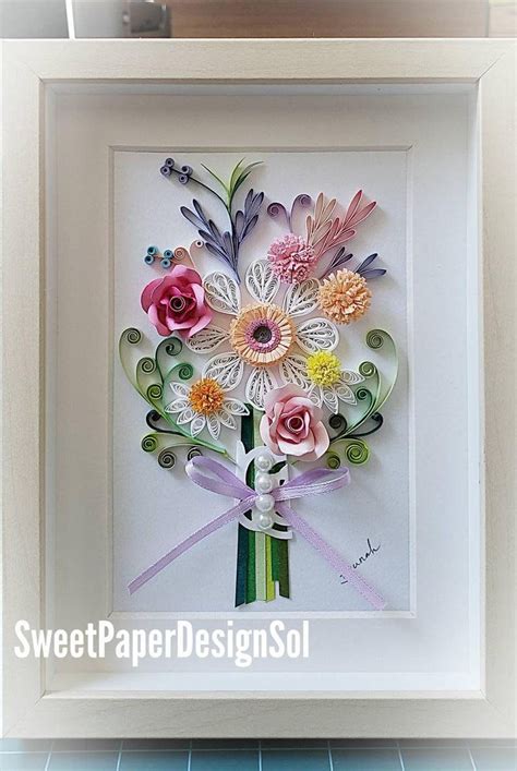 Paper Quilling Art Original Art By Hyunah Yi Frame Art Wall Hanging