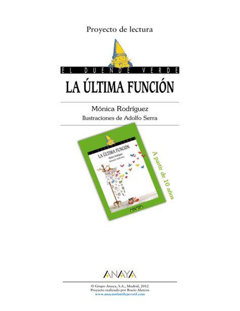 Proyecto De Lectura Anaya Infantil Y Juvenil