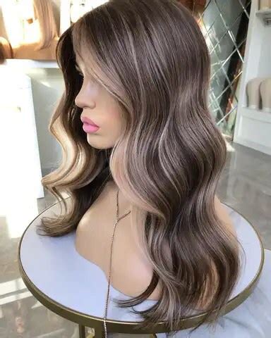 Highlight Ombre Ash Blonde Color Body Wave Human Hair Etsy