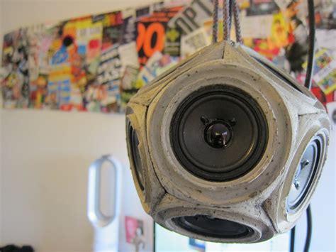 Concrete Dodecahedron Speaker 8 Steps With Pictures Instructables